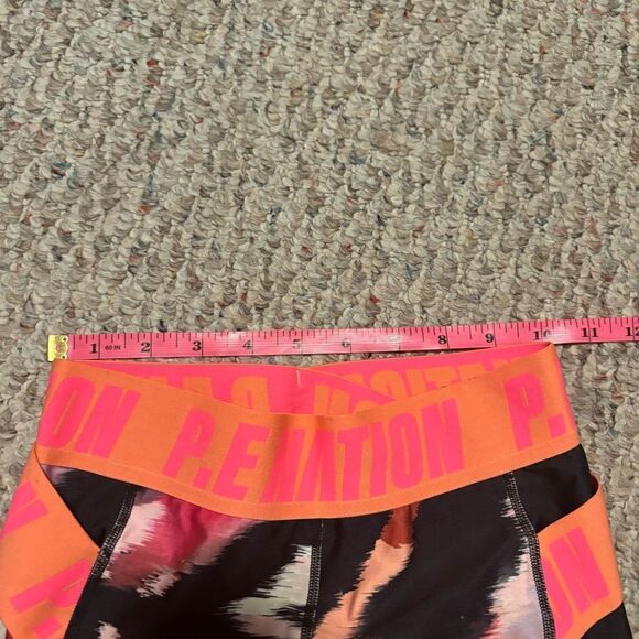 P.E NATION Fluid Short Biker High Rise in Print- Size Small - Picture 11 of 12